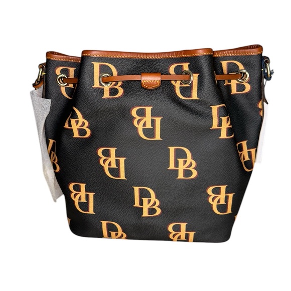NWT Dooney & Bourke Charcoal Bucket Bag - Picture 4 of 10